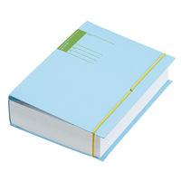 コクヨ 学校プリント用ガバットファイル A4タテ 青 フ-SC190NB 5冊