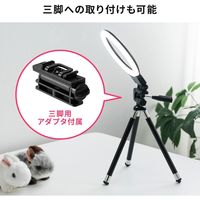 サンワサプライ LEDリングライト（クリップ付き） 200-DG020 1個（直送品）