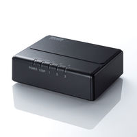 サンワサプライ ギガビット対応 スイッチングハブ(3ポート・マグネット付き) LAN-GIGAP301BK 1個