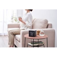 アイリスオーヤマ デジタル置時計 ICW-02W-B 1台