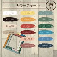 ターナー色彩 ミルクペイント スノーホワイト 450ML 247671400000 1個（直送品）