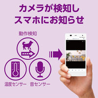 パナソニック ホームネットワークシステム/壁掛け可能/屋内・無線LANタイプ/屋内HDカメラ KX-HRC100-K 1台