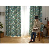 スミノエ カーテン オハナバタケ ミックス 100×200cm V1321 4549781250496 1枚