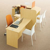 アール・エフ・ヤマカワ 木製ローカウンター 幅750×奥行600×高さ700mm ホワイト 1台（取寄品）