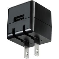 サンワサプライ キューブ型USB充電器(1A・高耐久タイプ・ブラック) ACA-IP70BK 1個