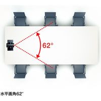 サンワサプライ 10倍ズーム搭載会議用カメラ(62度・210万画素・オートフォーカス) CMS-V54BK 1個（直送品）
