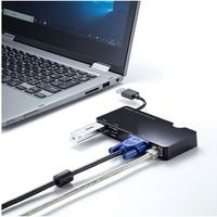 サンワサプライ USB3.2 Gen1モバイル ドッキングステーション USB-3H131BK 1個
