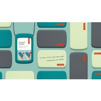 コクヨ IDカードホルダー wemo ブルーグリーン NM-WES196BG 1セット（2個入）