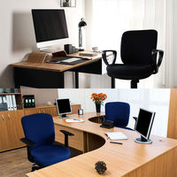 Netforce オフィスチェア 体圧分散 デスクチェア ループ肘付 事務椅子 腰痛対策 ブラック 1脚（直送品）