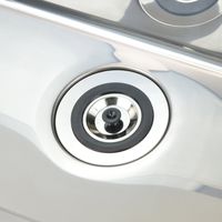 カクダイ 【まとめ買い】 ガオナ 流し用排水交換セット 8センチ用 カバー 菊割れフタ 防臭ゴミ受け 賃貸 10個入 GA-PB118 1セット