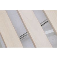 不二貿易 ワンタッチスノコベッド 桐 幅975×奥行2080×高さ445mm 14741 1台（直送品）