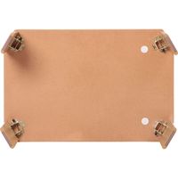 不二貿易 ウッディ ローテーブル 幅750×奥行500×高さ320mm ライトブラウン 10025 1台（直送品）