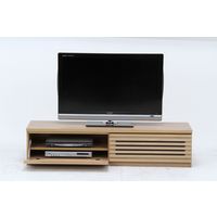 不二貿易 ＴＶ台 ファルダ 150 幅1500×奥行400×高さ350mm ナチュラル 14198 1台（直送品）