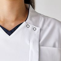 住商モンブラン スクラブ メンズ 半袖 ダークネイビー/ターコイズ 72-1353 1枚　スクラブ（直送品）