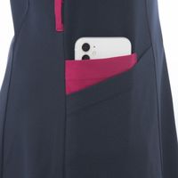 ナガイレーベン 女子スクラブ ネイビー+ピンク M RF-5102 1枚　スクラブ　レディース　ナース