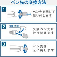 タッチペン スタイラスペン 超感度 パズルゲーム専用 ブラック P-TPGCPZBK エレコム 1個