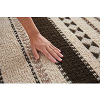 スミノエ HOMRUG GRANWOOLグランウール 抗菌・抗ウィルスラグ フォークモコ 1300×1900mm アイボリー 1枚（直送品）