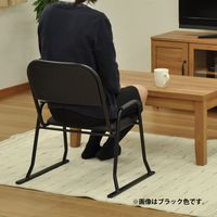 エイ・アイ・エス 楽座椅子 ハイタイプ グリーン RCH-06GN-4PCS 1セット(4脚入)（直送品）