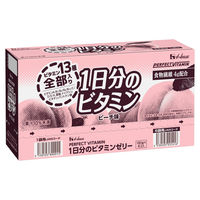 パーフェクトビタミン 1日分のビタミン ピーチ味 食物繊維入り 1セット（1個（180g）×24） ハウス　ゼリー飲料