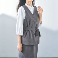 カーシーカシマ 2WAYシャツベスト 17号 グレー ESV814-5_17 1着