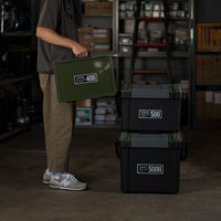 JEJアステージ パーツストッカーPS-400X ブラックグリーン 1個