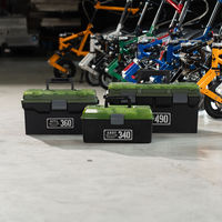 JEJアステージ ルーフツールボックス360X ブラックグリーン 1個