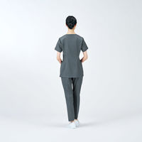 住商モンブラン パンツ レディス 半ゴム インディゴブルー S UM700-6/P 1枚　スクラブ（直送品）