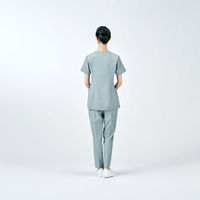 住商モンブラン パンツ レディス 半ゴム アースブルー L UM700-11/P 1枚　スクラブ（直送品）