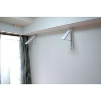 メテックス インスタハンガー ホワイトプラスチック ARIHAH12-WHB 1台（直送品）