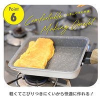 ランテル・メディエール every U. 軽量フライパン 注ぎ口付き 20cm+26cmセット LN-2416_W 1組（直送品）