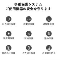 サイエルインターナショナル 急速充電対応大容量モバイルバッテリー MW-QMB10W 1台（直送品）