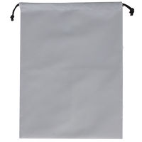 アストロ シューズ収納巾着袋 グレー 821-86 1枚（直送品）