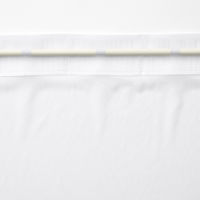 無印良品 遮像 ポリエステルノンプリーツレースカーテン ２枚組 幅１００×丈１７６ｃｍ用 オフ白 1セット（1個（2枚組）×2）