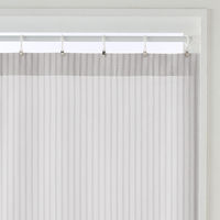 無印良品 再生ポリエステル使い ノンプリーツカーテン 幅１００×丈１７８ｃｍ用 イエローストライプ 1セット（1枚×2） 良品計画