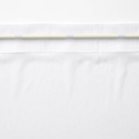 無印良品 遮像 ポリエステルノンプリーツレースカーテン ２枚組 幅１００×丈１９８ｃｍ用 オフ白 1セット（1個（2枚組）×2）