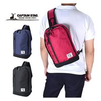 スワン CAPTAIN STAG ボディバッグ 1266 レッド 1個（直送品）