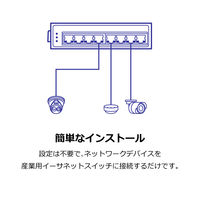 TRENDnet 産業用スイッチングハブ 100Mbps 8ポート TI-E80 1台（直送品）