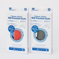 MQ・Duotex プレミアムダブルクロス レッド/ブルー 1枚 イーオクト　マイクロファイバークロス