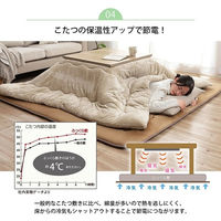 イケヒコ・コーポレーション スムース こたつ敷 ベージュ 190×190cm 1161580020809 1個（直送品）