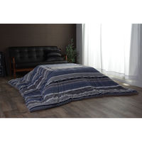 イケヒコ ニードル 掛布団 ブルー 190×190cm 1181570040111 1個（直送品）