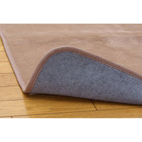 イケヒコ リラCE 無地ラグ 1850×1300mm ベージュ 1280120021503 1枚（直送品）