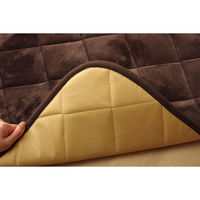 イケヒコ フラン キルトラグ 1450×1450mm ブラウン 1380000002910 1枚（直送品）