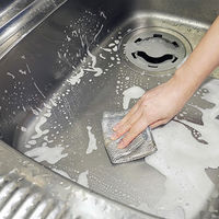 汚れをかきとる メッシュクロス たわし コンロ・シンク洗い 焦げ落とし キズつきにくい 1パック（3枚入）ファイン