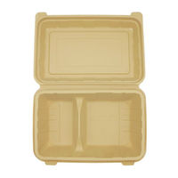 弁当容器 エコデリM クラフト 00694766 1ケース(200個(50個×4))（直送品）