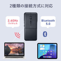 サンワサプライ 静音ワイヤレス IR LEDコンボマウス（5ボタン・薄型） MAーWBIS5117BK 1個