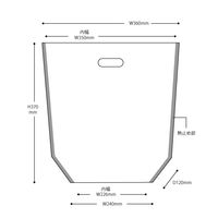 ヘッズ 和模様スタンドバッグーＬ／ひがき（３０枚） JT-OSBL 1セット(1袋(30枚入)×30)