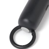 カラビナ付きハンディファン ブラック LAKOLE/ラコレ