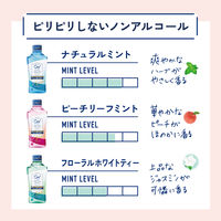 オーラツーミー ブレス＆ステインクリア マウスウォッシュ ピーチリーフミント ノンアルコール 460mL 1セット（2本） サンスター