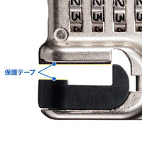 サンワサプライ  Surface用セキュリティワイヤー（ダイヤル錠タイプ） SLE-48SSFPG（直送品）