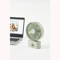 BRUNO ポータブルスイングデスクファン（グリーン） BDE061ーGR 1個